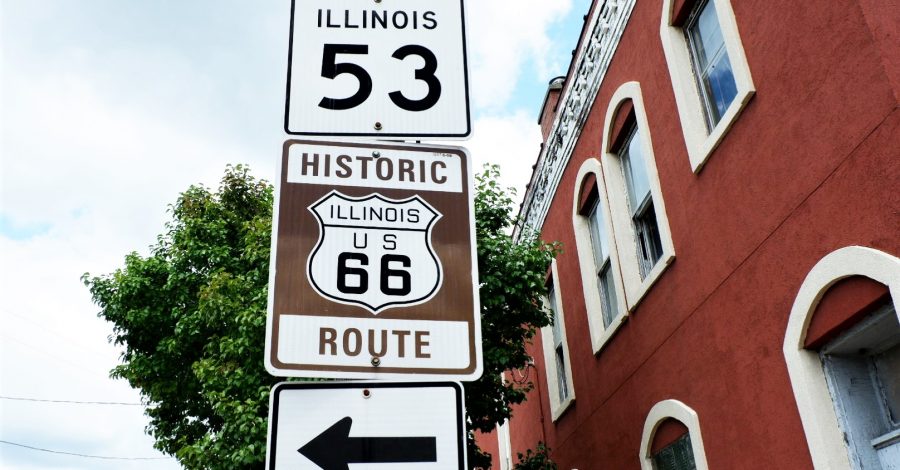 Illinois Route 66 Sign